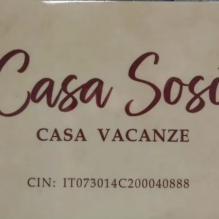 Casa Soso Holiday home Maruggio